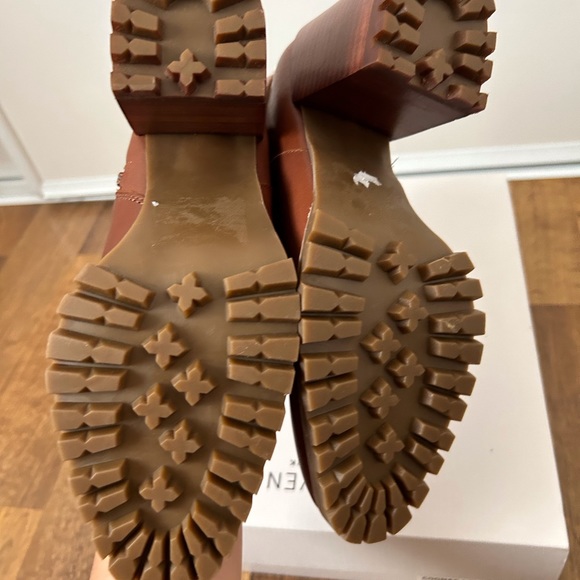 New Steven by Steve Madden Ibby Leather Heeled Booties - Picture 7 of 9